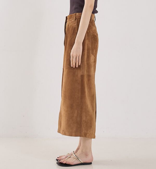 The Store by C' 「【COCUCA】スエードスリットスカート【予約】」|スカート|