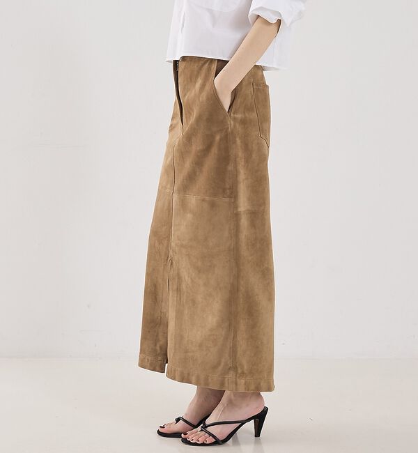 The Store by C' 「【COCUCA】スエードスリットスカート【予約】」|スカート|