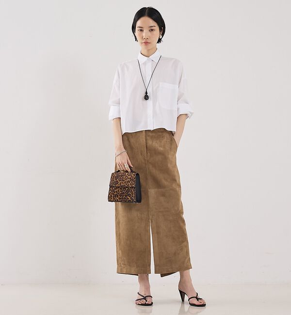 The Store by C' 「【COCUCA】スエードスリットスカート【予約】」|スカート|