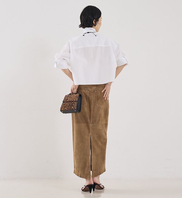 The Store by C' 「【COCUCA】スエードスリットスカート【予約】」|スカート|