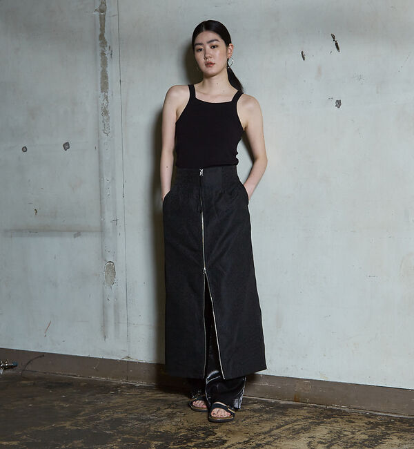 NOMINE「ジャガード ジップ スカート」|スカート|