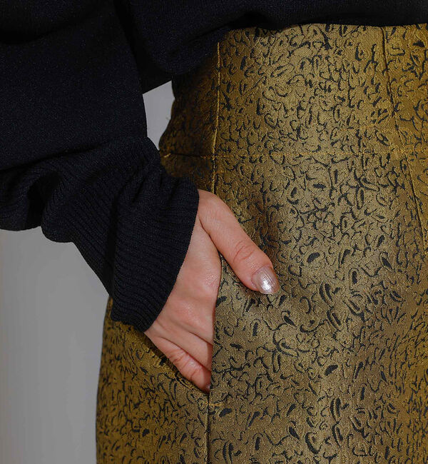 NOMINE「ジャガード ジップ スカート」|スカート|