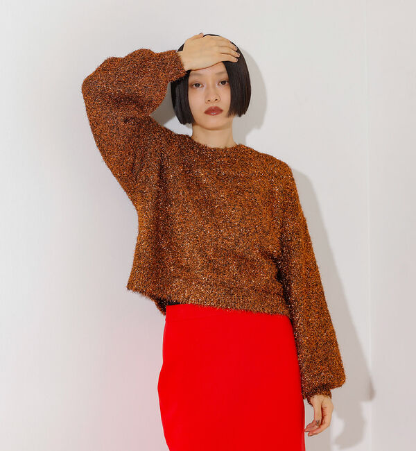 NOMINE「ラメシャギープルオーバー」|ニット・セーター|