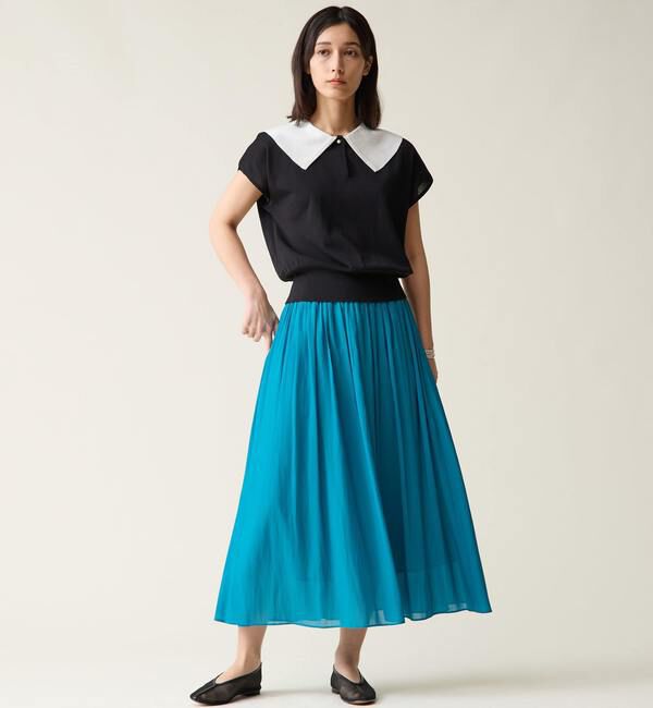 TIARA「ドライタッチギャザースカート」|スカート|