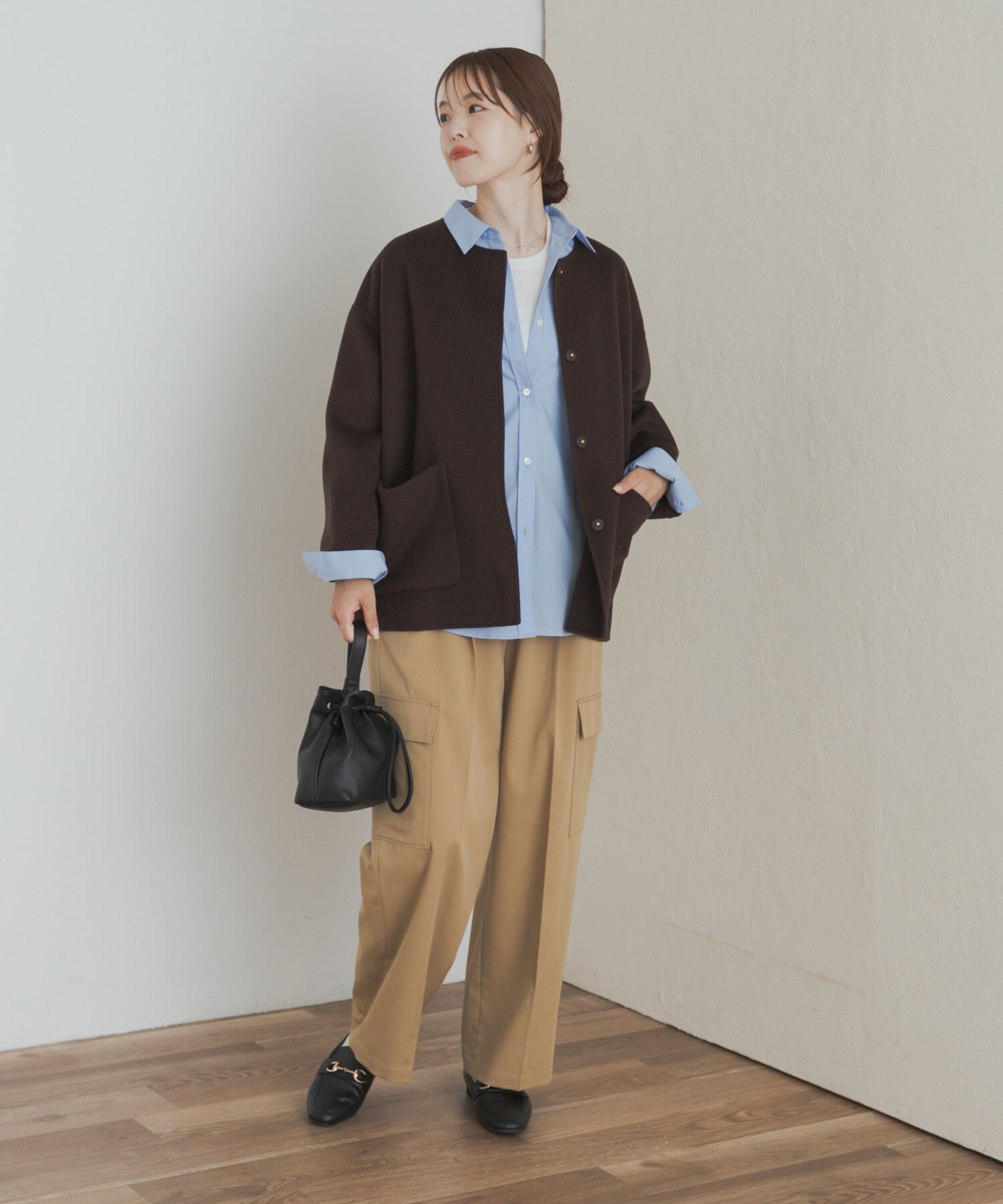 ★新品未使用タグ付き★UR DOORS＊ウールリバーノーカーラミドルコート URBAN RESEARCH DOORS｜ウールリバーノーカーラミドルコート | Rakuten