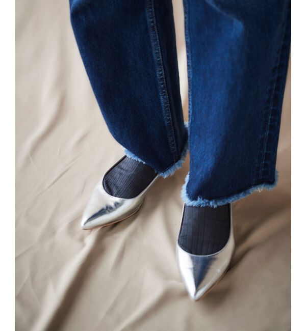  「ポインテッドフラットパンプス」|パンプス|