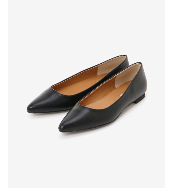  「ポインテッドフラットパンプス」|パンプス|