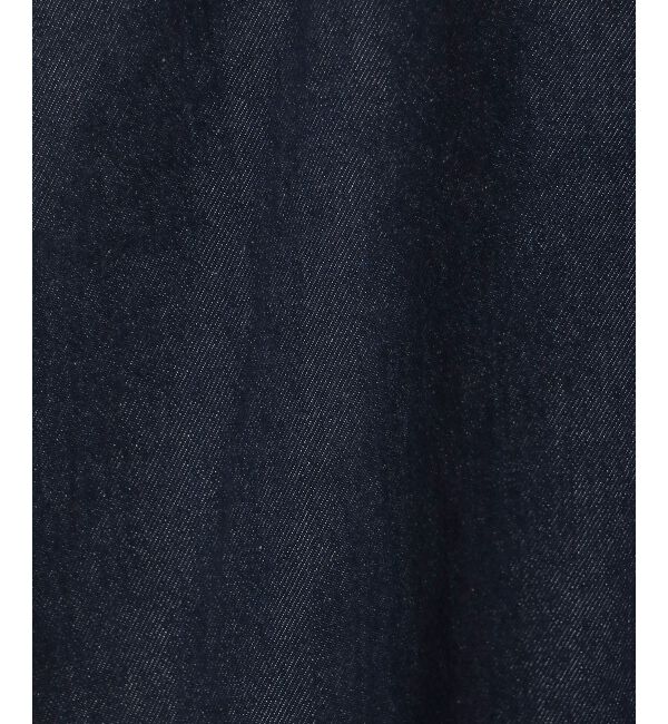 le.coeur blanc「フロントジップデニムジャンスカ」|ジャンパースカート|