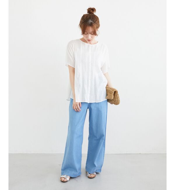  「Fanakaレース2wayブラウス」|シャツ・ブラウス|