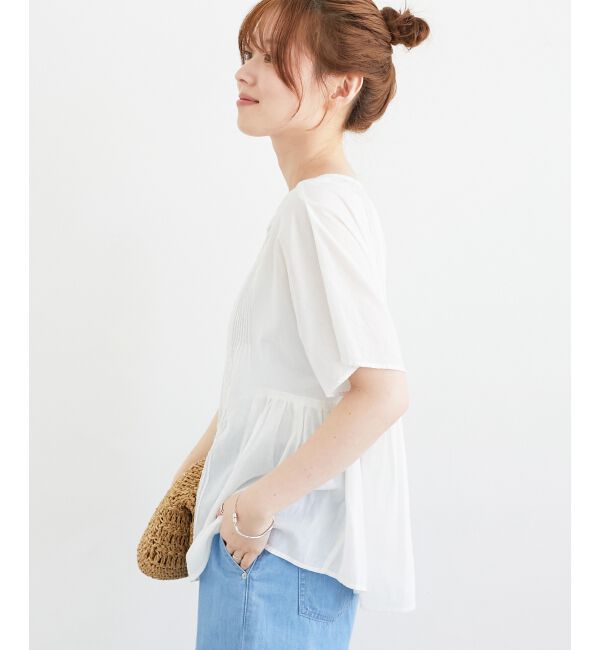  「Fanakaレース2wayブラウス」|シャツ・ブラウス|