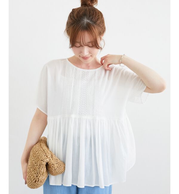  「Fanakaレース2wayブラウス」|シャツ・ブラウス|