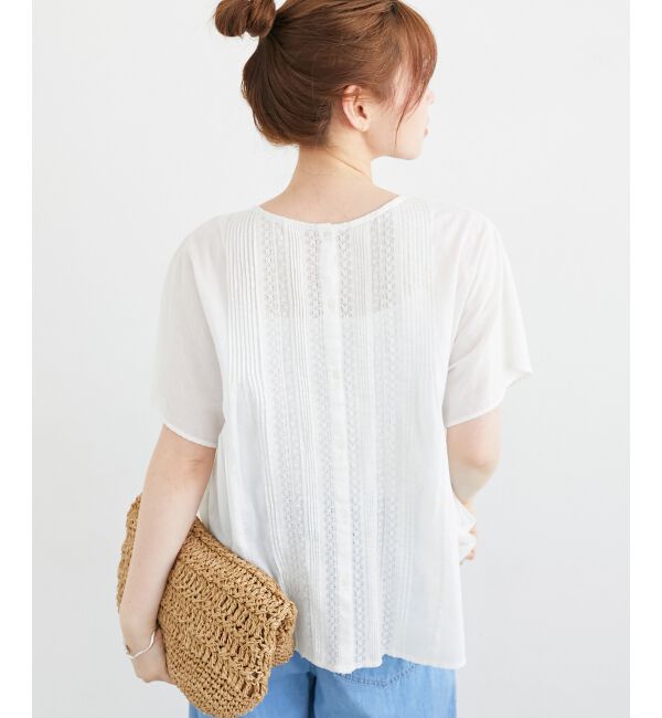  「Fanakaレース2wayブラウス」|シャツ・ブラウス|