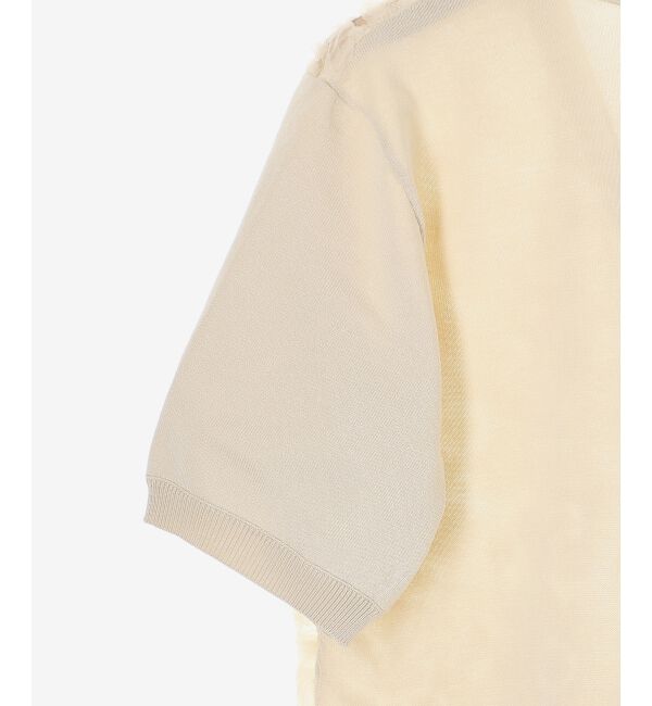  「チュール刺繍ハーフスリーブカーディガン」|カーディガン|