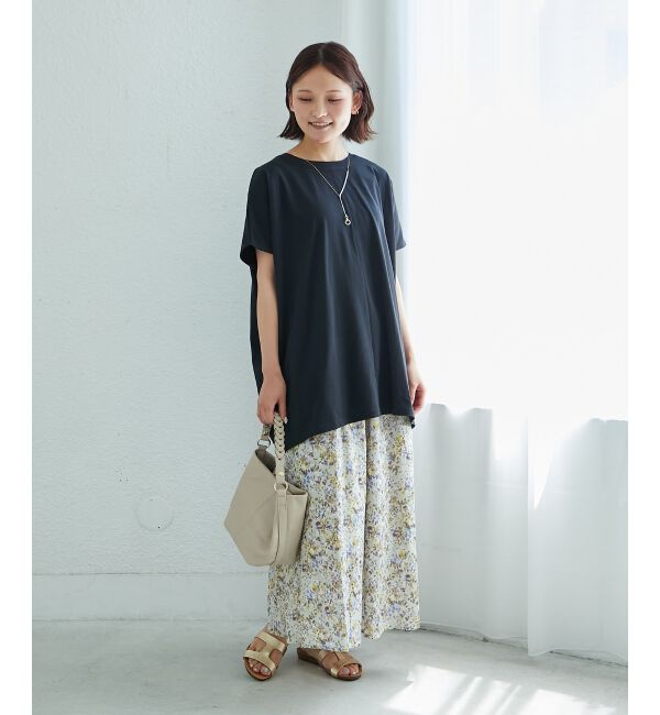  「《WEB限定アイテム》バックリボンデザイントップス」|Tシャツ・カットソー|