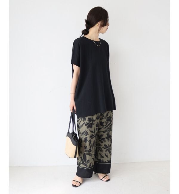  「《WEB限定アイテム》バックリボンデザイントップス」|Tシャツ・カットソー|