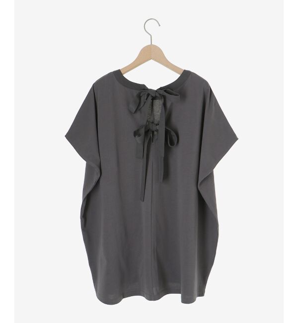  「《WEB限定アイテム》バックリボンデザイントップス」|Tシャツ・カットソー|