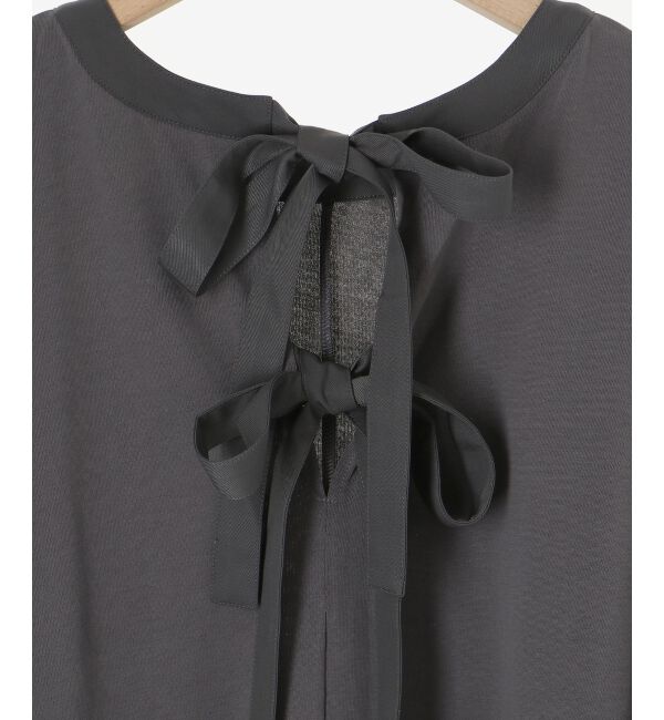  「《WEB限定アイテム》バックリボンデザイントップス」|Tシャツ・カットソー|