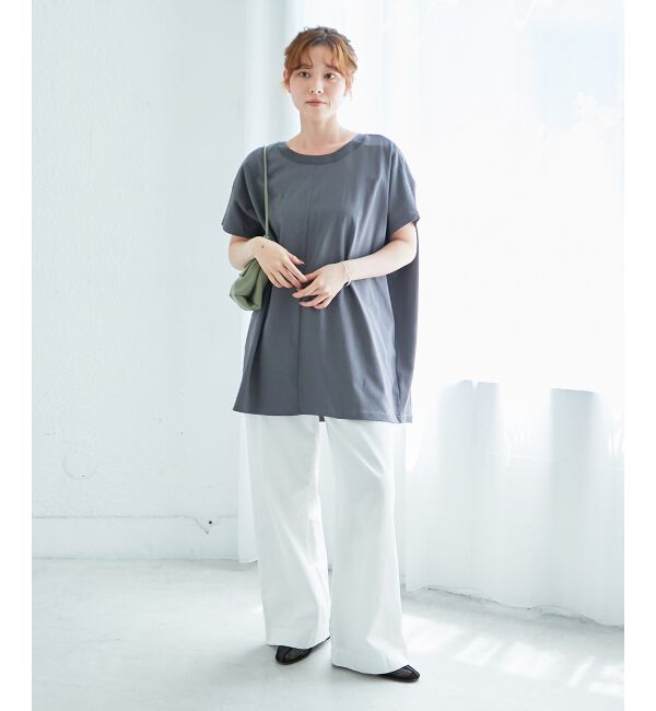  「《WEB限定アイテム》バックリボンデザイントップス」|Tシャツ・カットソー|