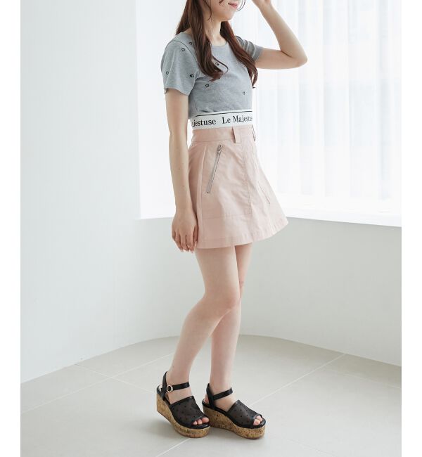  「エンブロイダリーチュールサンダル」|サンダル|