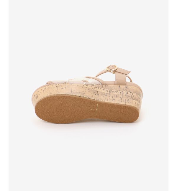  「エンブロイダリーチュールサンダル」|サンダル|