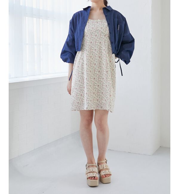 MAJESTICLEGON「シアービジュー厚底サンダル」|サンダル|