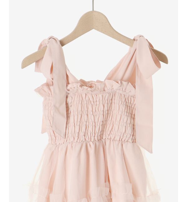 MAJESTICLEGON「マルチway肩リボンチュールビスチェ」|キャミソール|