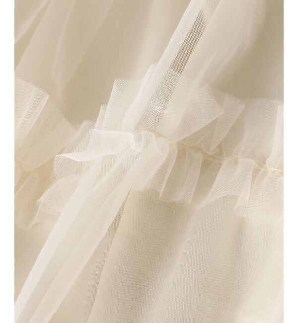 MAJESTICLEGON「マルチway肩リボンチュールビスチェ」|キャミソール|