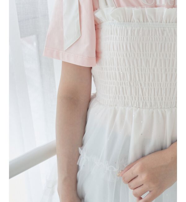 MAJESTICLEGON「マルチway肩リボンチュールビスチェ」|キャミソール|