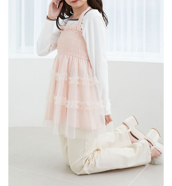 MAJESTICLEGON「マルチway肩リボンチュールビスチェ」|キャミソール|