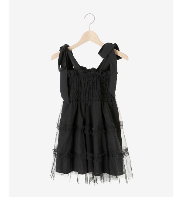 MAJESTICLEGON「マルチway肩リボンチュールビスチェ」|キャミソール|