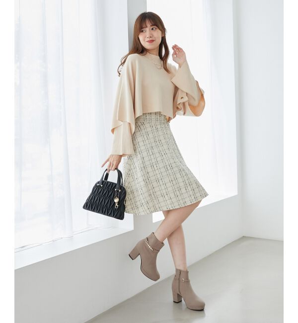 MAJESTICLEGON「取り外しできるパールブーツ」|ショートブーツ|