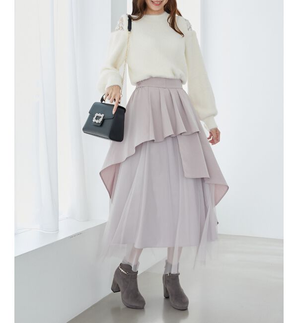 MAJESTICLEGON「取り外しできるパールブーツ」|ショートブーツ|