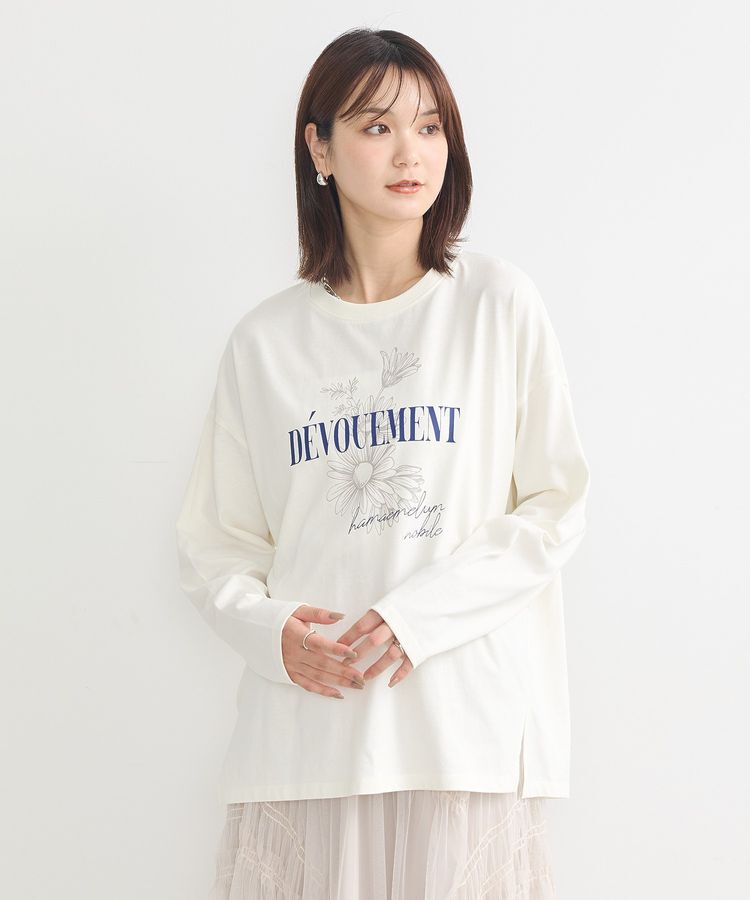 earth music&ecology「グラフィックロンT」|Tシャツ・カットソー|
