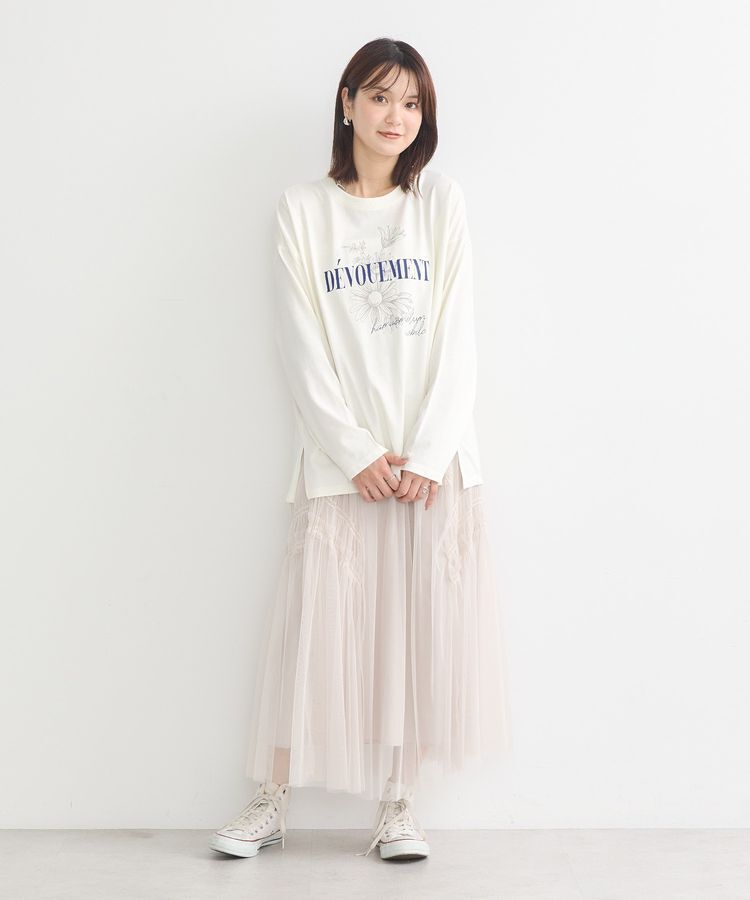 earth music&ecology「グラフィックロンT」|Tシャツ・カットソー|