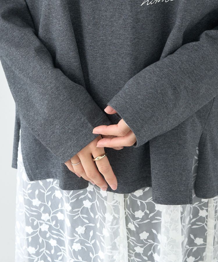 earth music&ecology「グラフィックロンT」|Tシャツ・カットソー|