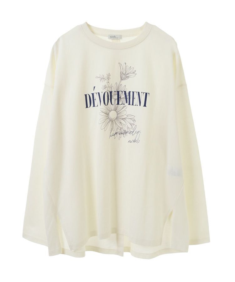 earth music&ecology「グラフィックロンT」|Tシャツ・カットソー|