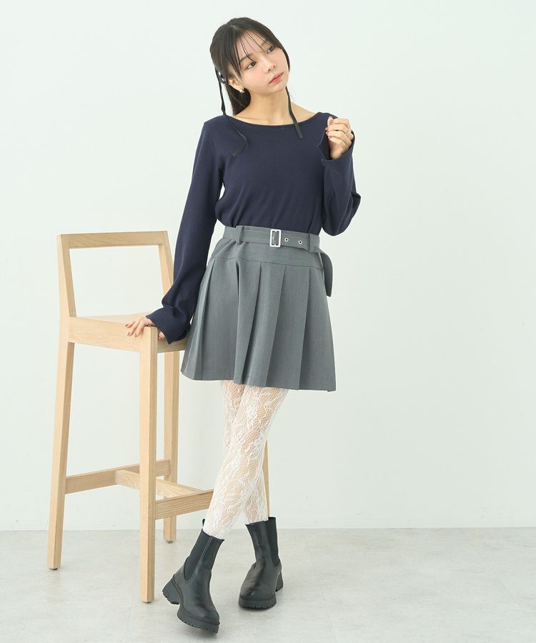 earth music&ecology「2WAYネックリブプルオーバー」|Tシャツ・カットソー|