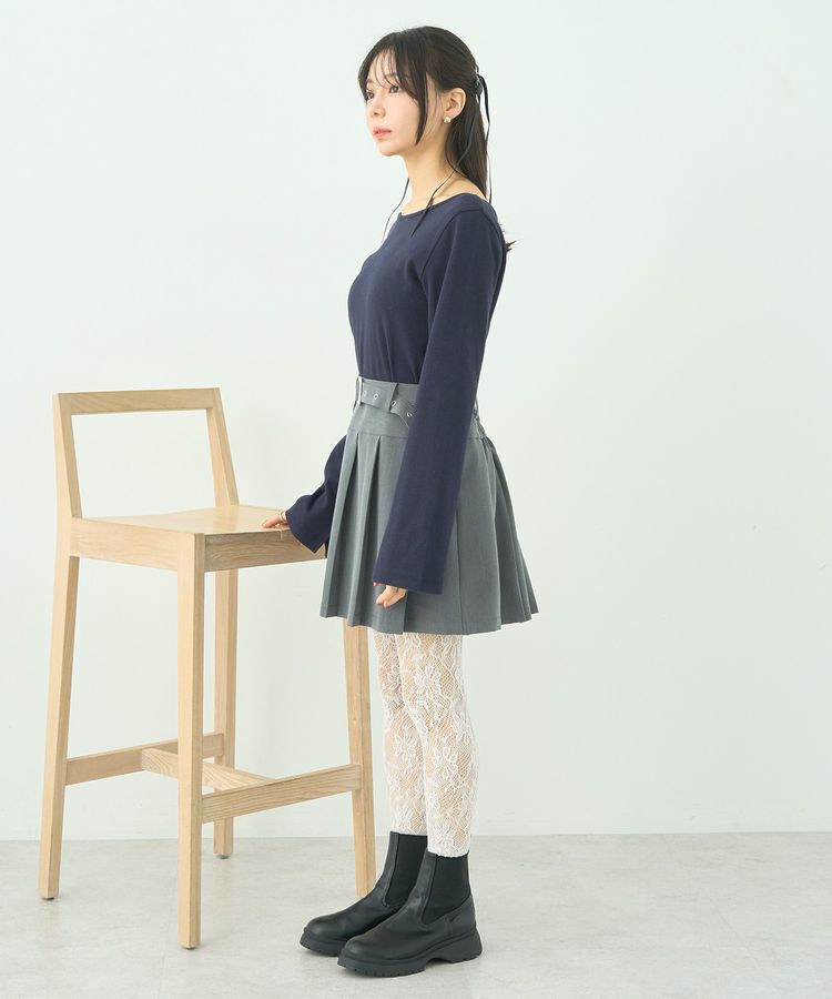 earth music&ecology「2WAYネックリブプルオーバー」|Tシャツ・カットソー|