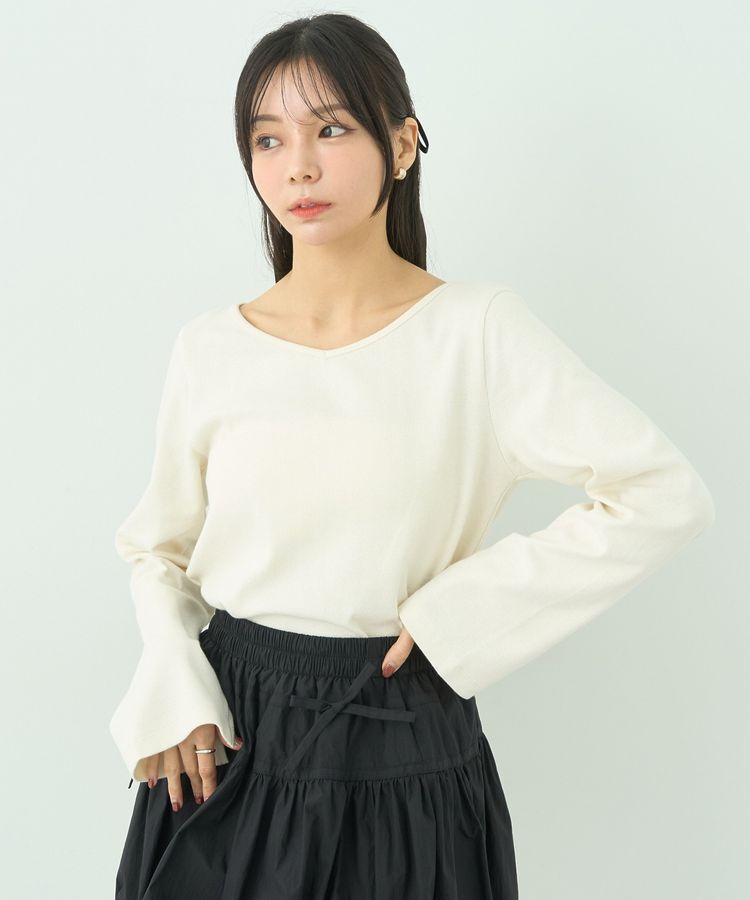 earth music&ecology「2WAYネックリブプルオーバー」|Tシャツ・カットソー|