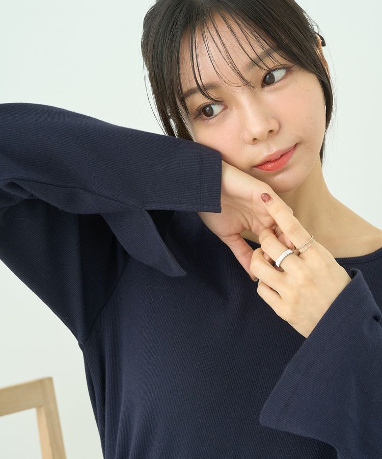 earth music&ecology「2WAYネックリブプルオーバー」|Tシャツ・カットソー|