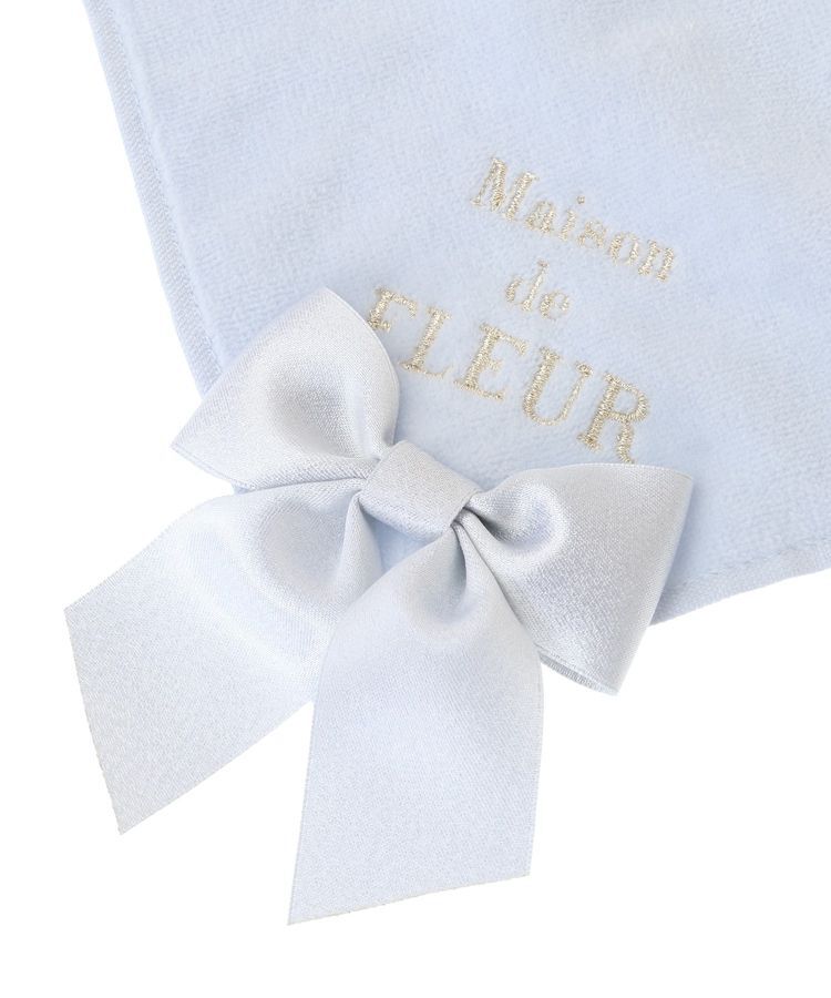 Maison de FLEUR「ラメビッグリボンタオルハンカチ」|ハンカチ|