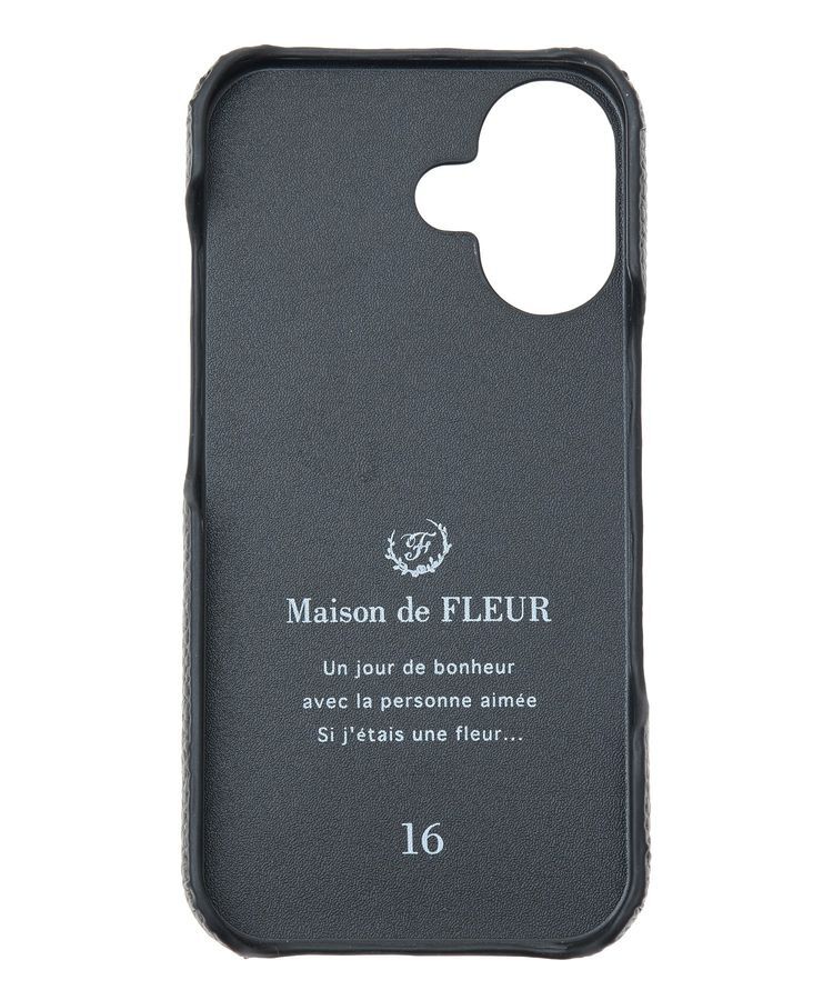 Maison de FLEUR「リボンアイフォン16ケース」|モバイルケース|