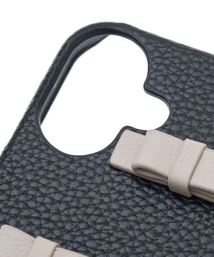 Maison de FLEUR「リボンアイフォン16ケース」|モバイルケース|