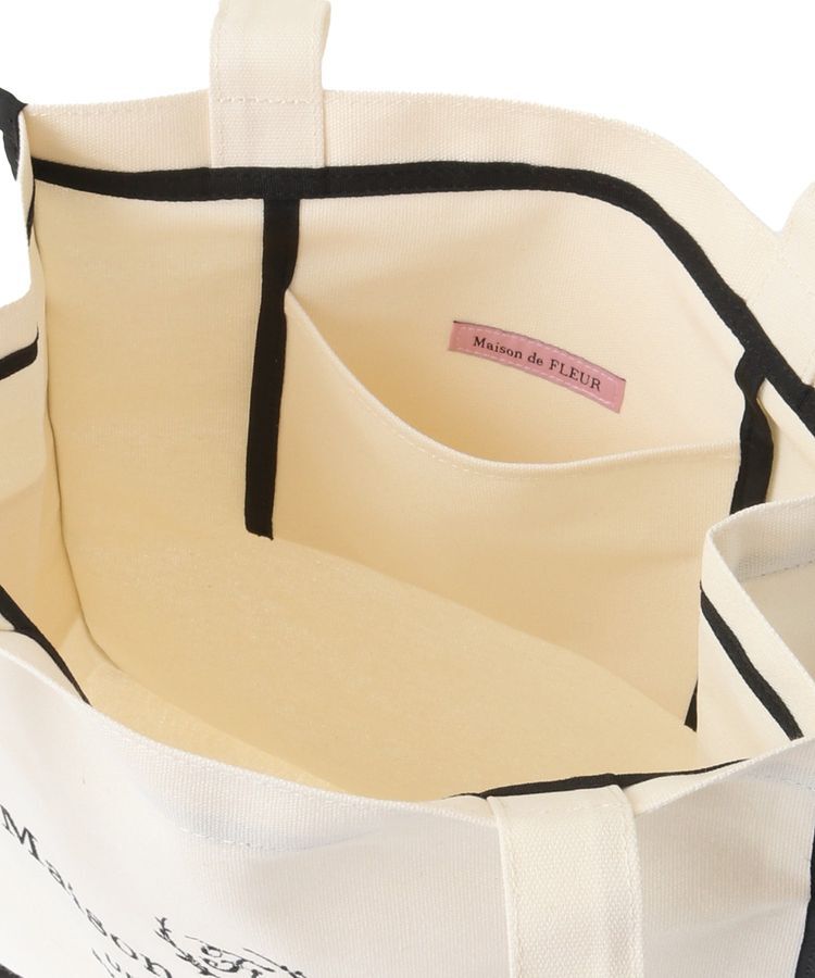 Maison de FLEUR「パイピングスクエアトートバッグ」|トートバッグ|