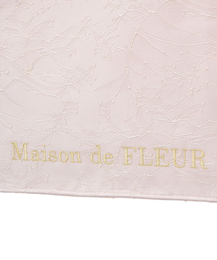 Maison de FLEUR「レースフリルハンドルスクエアトートMバッグ」|トートバッグ|