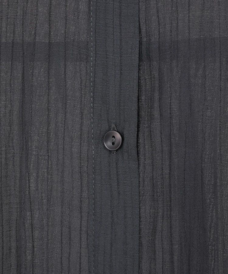 AMERICAN HOLIC「楊柳シアーバンドカラーシャツ」|シャツ・ブラウス|