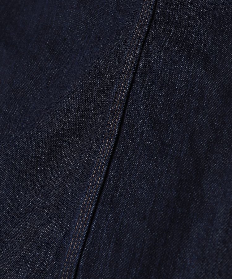 AMERICAN HOLIC「ノーカラーデニムカバーオール」|テーラードジャケット|