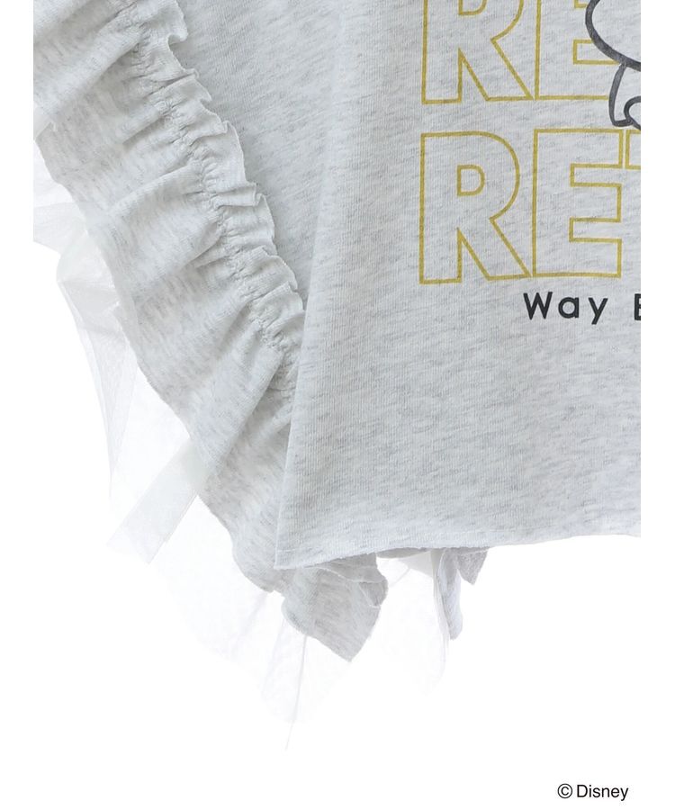 Green Parks「ミッキー＆フレンズ/袖フリルショート丈TEE」|Tシャツ・カットソー|