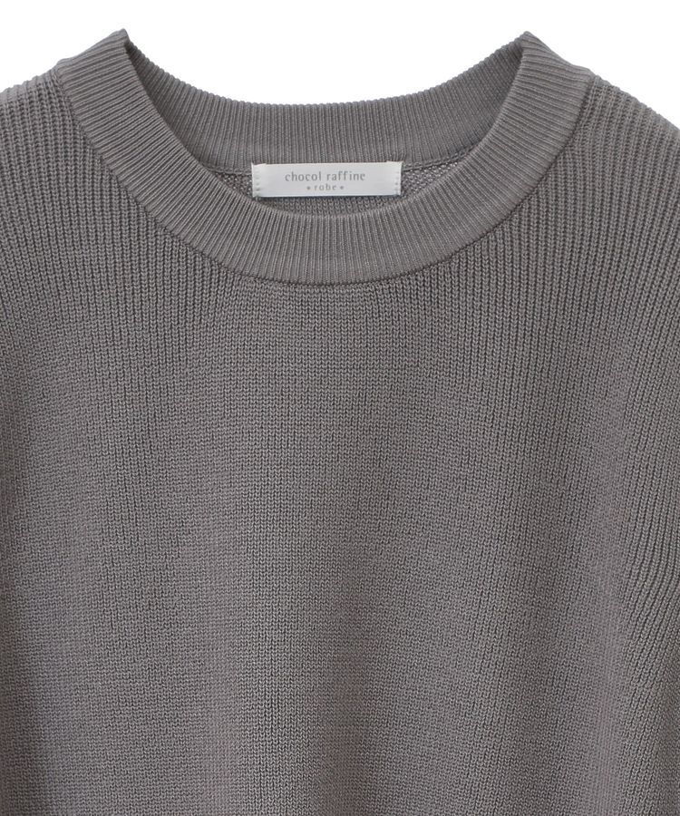 Green Parks「布帛ドッキングニットチュニック」|チュニック|