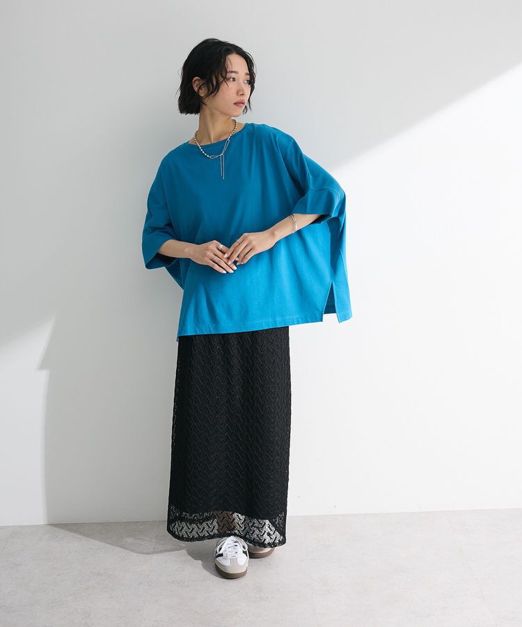 Green Parks「冷やっとすずやかドルマンプルオーバー」|Tシャツ・カットソー|